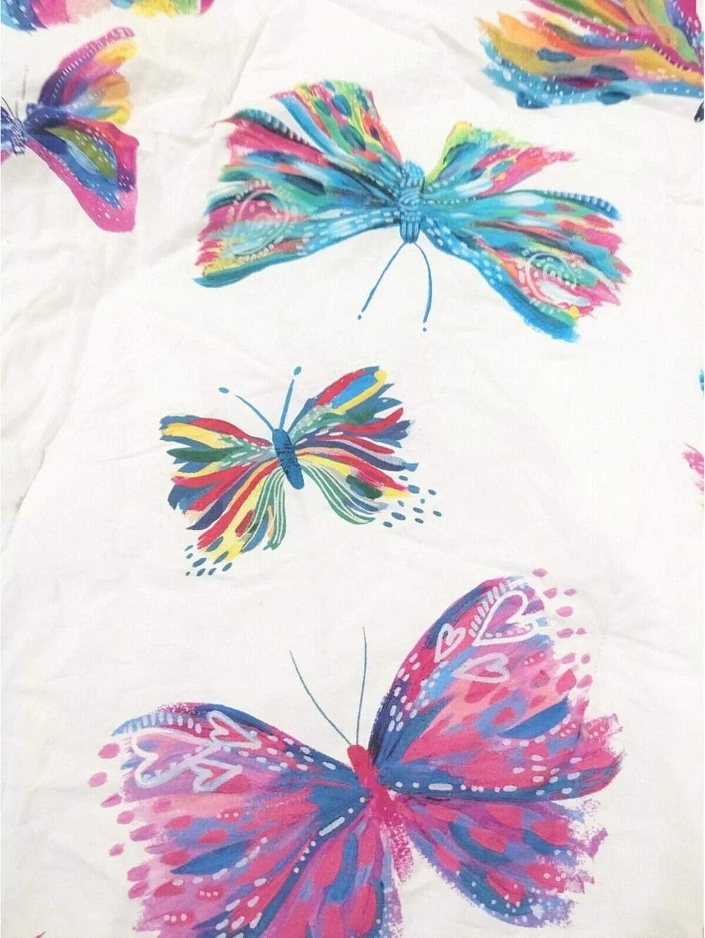 Pottery Barn Kids Etta Vee Butterfly Full Queen Comforter blanket watercolor
